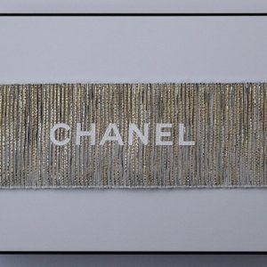 CHANEL Empty Gift Box with Ribbon